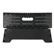 Portable Folding Step Stool Black Step Ladder For Elderly Pregnant Bathroom FFG