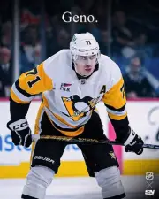 Evgeni "Geno" Malkin Player Portrait Pittsburgh Penguins 8x10 NHL Hockey Photo