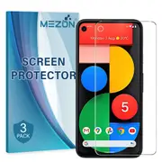 [3 Pack] Google Pixel 5 (6.0”) Anti-Glare Matte Screen Protector Film by MEZON – Case Friendly, Shock Absorption (Pixel 5, Matte) – FREE EXPRESS