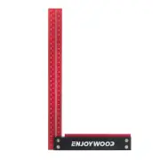 ENJOYWOOD Signature Precision Square Right Angle Ruler 300mm Guaranteed T Speed Measurements Ruler for Measuring and Mar