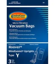 Hoover Y Micro Lined Vacuum bags Wind Tunnel, Tempo - 3 Pack