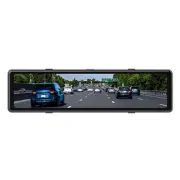 4 Lens Car DVR Dash Camera Video 12in WIFI Rear View Mirror 24H Parking Monitor (for: Porsche)