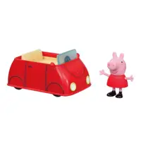 在飛比找蝦皮購物優惠-Peppa Pig 3吋公仔交通工具組 粉紅豬小妹 佩佩 喬
