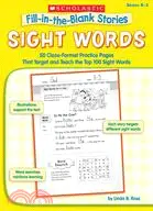 在飛比找三民網路書店優惠-Sight Words ─ 50 Cloze-Format 