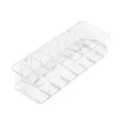 Multifunctional Headset Data Charging Line Cable Storage Box Transparent5805