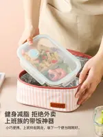 保溫飯盒袋手提包鋁箔加厚防水上班族小學生帶飯餐包便當袋【林之色】