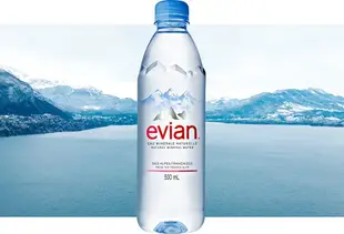 法國evian依雲 天然礦泉水 500ml x 30瓶 免運費 公司貨 進口水 免運 依雲 evian (HS嚴選)