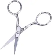 CALLARON Facial Hair Scissors Men Precision Nose Hair Trimmer Set Curved Blades Stainless Steel Eyebrow Scissors for Easy Pruning