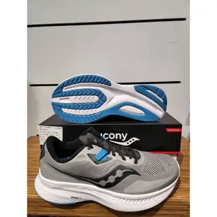 【清大億鴻】Saucony Guide 15男款慢跑鞋 輕量 支撐 舒適 灰色 - SCS20685-16