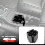 1x Water Cup Holder Storage Box Tray Orgnizer For Jeep Wrangler JL JT 2018+
