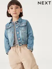 Mid Blue Western 100% Cotton Jacket (3-16yrs) (705445) | $38 - $51