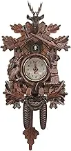 JECOMPRIS Wooden Hanging Cuckoo Clock Creative European Style Wall Clock for Home Decor Unique Art Design No Battery Included for Bedroom Office Living Room Idea