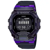 在飛比找momo購物網優惠-【CASIO 卡西歐】G-SHOCK 炫紫 藍牙運動手錶 G