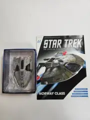 Star Trek Norway Class (USS Budapest) With Magazine #61 • Eaglemoss