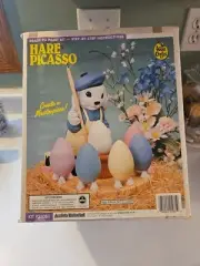 ACCENTS UNLIMITED WEE CRAFTS Hare Picasso #21081 Easter Ceramic Eggs New In Box