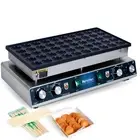 ® 50PCS Mini Dutch Pancake Maker, 110V Muffin Waffle Maker, Hotcakes Machine,...