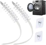 Drum Washing Machine Cleaning Brush, Slot, New no-Remove Washing Machine Cleaning Brush, Portable for and a Variety of Flat Slot Cleaning Brushes (2pcs)