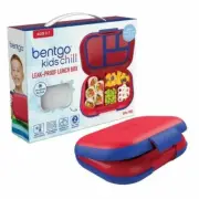 Kids CHILL Bentgo Leak-Proof Lunch Box Container w/ Ice Pack Bento-Style RED
