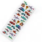 Kids Crafts Learning Toy Stickers Airplane Jet Helicopter Truck Fire Engine