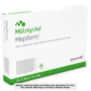 Mepiform Wound Dressing 293200 5cm x 7.5cm 5 Pack