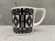 Josef Hoffmann early 1900's design Ceramic Mug Lino Pattern - Cooper Hewitt