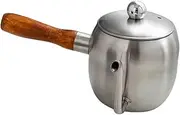 Cabilock Mini Hand Brewing Kettle Drip Coffee Pot Stand Stainless Steel Tea Kettle Sealing Lid Bar Accessories