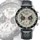 【CITIZEN 星辰】Chronograph 光動能 碼錶計時三眼不鏽鋼腕錶-皮錶帶43mm(CA4559-13A 防水100米)