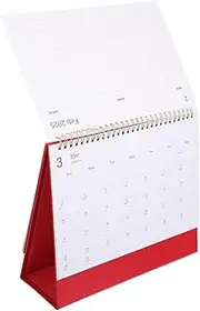 DOITOOL Desk Calendar Elegant Solid Color Monthly Planner for Home Office and School Compact Desktop Calendar to Organize Tasks and Events Efficiently
