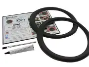 12" Foam Speaker Repair Kit OD: 11.125" Cone: 9.25" ID: 8.625" FSK-12AK (PAIR)