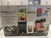 NutriBullet Balance 12 Piece Set Bluetooth blender (NEW/ OPENED)