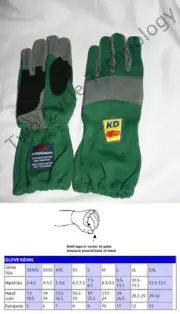 Green Go Kart Driving Gloves, Tony Kart, Margay, Briggs, LO206