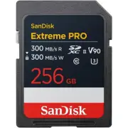 [SanDisk Genuine Product] SD Card 256GB SDXC Class10 UHS-II V90 Read Maximum 300