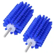 2 Pcs Livestock Mini Roto Drill Brush Attachment-0.2 Inch Drill Shank Cattle ...
