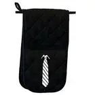 Tie - Novelty Gift Double Mitt Oven Gloves Double Kitchen Chef BBQ Mitts