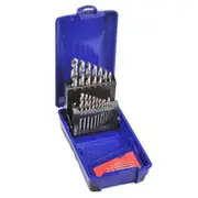 BORDO 1-13mm HSS Bright Drill Bit Set w/ 1.0-3.0 x 0.5mm Extra Drills - 24 Piece 2007-M5-B2
