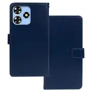 IDEWEI For ZTE Blade A73 Case Wallet Crazy Horse Pattern Leather Phone Cover