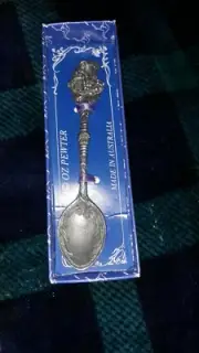 Swagman Bushman Pewter Spoon Made In Australia