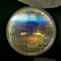 在飛比找Yahoo!奇摩拍賣優惠-機車 燈罩 玻璃 彩色 五彩 17公分 彩色 H4 LED 
