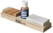 AccuSharp Arkansas Whetstone Knife Sharpening Combo Kit 023C