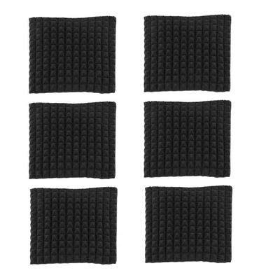 6 Pcs Acoustic Panels Foam Board Studio Sound-Absorbing Firewall Wedge2782