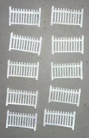 10 PICKET FENCE cardstock paper die cut embellishments