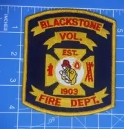 Blackstone Virginia Vol Fire Department patch