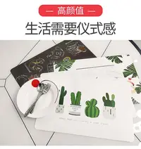 在飛比找Yahoo!奇摩拍賣優惠-時尚北歐風餐桌墊隔熱防燙防水西餐墊家用加厚隔熱墊pvc防燙墊