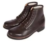 WWII USMC CORDOVAN LOW BOOTS