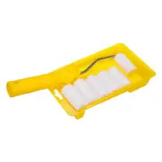 8Pcs Paint Roller Kit, 2" 5mm Thick Oily-Based Foam Rollers, Tray, 26cm Frame