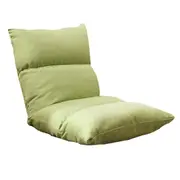 SOGA Lounge Floor Recliner Adjustable Lazy Sofa Bed Folding Game Chair Yellow Green