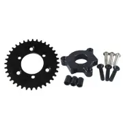 CNC 36T Sprocket with 1.5" Adapter Fit 60cc 66cc 80cc Motorized Bicycle(Black)