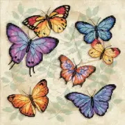 Dimensions Butterfly Profusion Counted Cross Stitch Kit-11"X11" 14 Count