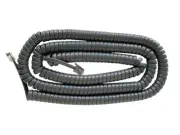 Avaya Lucent 25 Foot Long Handset Curly Cord Phone 6408D+ 6416D+ 6424D+ Gray