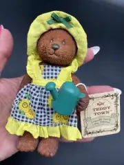 VINTAGE RUSS TEDDY TOWN SUNSHINE FIGURE DOLL WITH TAGE POSABLE 4.75"